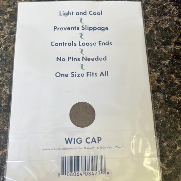 Wig stand , brush, and wig cap. - Picture 10 of 10